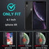 Military Grade 3 in 1 Heavy Duty Shockproof/Drop Proof/Dust Proof Case for iPhone XR, with 2Pcs Tempered Glass Screen