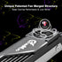 GUNMJO M.2 2280 SSD Heatsink, 20mm Built-in Cooling Fan, Aluminum Plate-Fin Design, with Thermal pad for AI and Gaming PC, Black