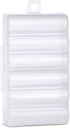 GlossyEnd Set 4 of - Two AA and Two AAA Battery Storage Box, Battery Storage Case, Battery Holder Clear