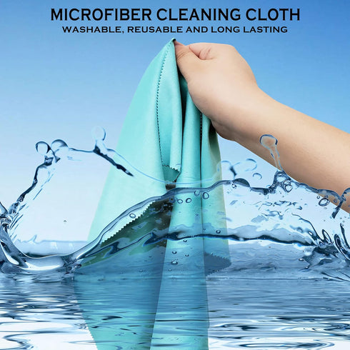 Grehge 15" Lint Free Microfiber Cleaning Cloth Wipes for Camera Lens and Electronic Device Screens