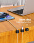 Magnetic Cord Organizer Holder, EIZLXQ 8 Pack Under Desk Cable Management, Adhesive Magnetic Cable Clips for Home