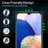 ivoler 3+3 Pack Tempered Glass for Samsung Galaxy A14 4G / 5G, with Camera Lens Protector, Anti-Scratch, HD Clear