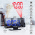 4 Dimmer 180 2 7.4'' ThreeH Projection Alarm Clock Radio Digital Alarm Clock & Rotable & Sounds Large Mirror Display
