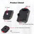 FocusFoto Quick Release Plate Kit, Camera Tripod Mount QR Plate and Rapid Connect Clamp Adapter for DSLR/Mirrorless