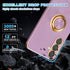 Samsung Galaxy S23 FE Case with Screen Protector, Magnetic Kickstand, 360° Rotation Ring Holder, Purple