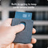 Mous MagSafe Compatible Wallet Card Holder for iPhone 15, 14, 13, and 12 Models - Black Leather Accessory
