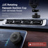 JJC 1/4" 4/3, 6/5 Pro/4, 13, Insta360 X5 Portable Camera Suction Cup Mount with Female Hole, Twist-Lock Vacuum Suction