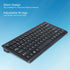 Verbatim Wireless Keyboard and Mouse Combo, Compact Silent 2.4GHz with USB Nano Receiver for Laptop, PC - Black