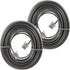 Power Gear Telephone Line Cord, 2 Pack, 25 Feet, Modular Jack Ends for Phone, Modem, Fax Machine