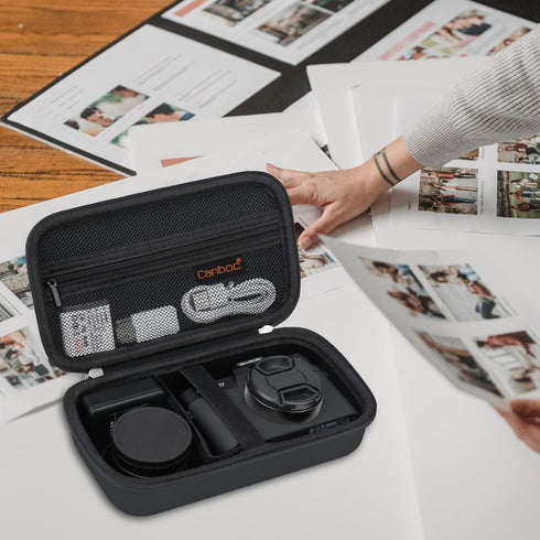 Canboc 4K Digital Camera Case for Femivo/IWEUKJLO/VETEK, Vlog Camera Bag, Black