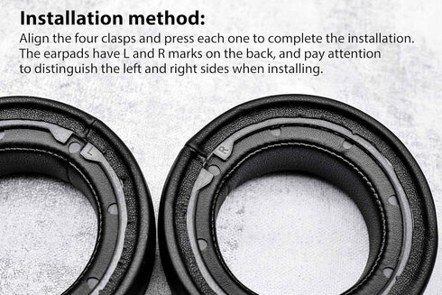 Replacement Earpads for LucidSound LS20, LS25, LS30, LS40 Headset, High-Density Memory Foam Cushions