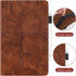 Case for Samsung Galaxy Tab S8 2022/S7 2020 11 Inch PU Leather Folio Stand Cover with Pencil Holder, Brown