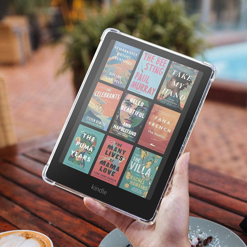 iDLEHANDS 7" Clear Case for All-New E-Readers - Ultra Slim Soft TPU Transparent Cover & Lightweight, not Compatible
