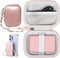 GETGEAR Case for miisso 6000mah Ultra Slim Power Bank, Built-in Cables (Rose)