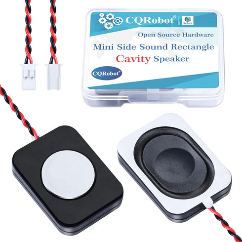 2 Pieces/1 Pair Side Sound 4 Ohm 2 Watt/3 Watt Rectangle Cavity Speaker, JST-PA 1.25 mm 2-Pin Interface Wire