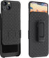 Fingic 15 15 1 5 6.1 inch(Black) Case for iPhone Case,iPhone Belt Clip Holster Cases Slim Combo Shell with Kickstand
