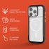 Tech21 Evo Max Case for iPhone 15 Pro, Active Black, Compatible with MagSafe, Impact Protection, Lanyards Included
