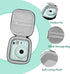 XANAD Grey Case for Fujifilm Instax Mini 12/11/10/9/8/7 Instant Camera, Storage Protective Carrying Bag with Shoulder