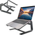 Macally Macbook Stand - Laptop Stand for Desk, Premium Aluminum Stylish and Sturdy Holder for 10"-17.3"
