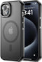Tigowos Phone Case for iPhone 15 Plus & iPhone 14 Plus, Matte Skin Feeling, 10FT Drop Resistant, Bumper Black