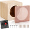 Facmogu 5in Wooden Speaker Enclosure, Empty Speaker Box for Premium Speakers to Enhance Sound and Bass