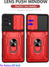 LMDAMZ Wallet Case for Samsung Galaxy A23, Heavy Duty Double Layer Hybrid Protection, Black