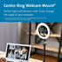Kensington L1000 Bicolor Ring Light with Webcam Mount for Video Conferencing, Model K87653WW