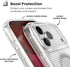 Speck 17 GEMSHELL Grip +MS Case for iPhone Pro Max - Clear/Clear | Slim Protective Grip | Drop Protection | MagSafe
