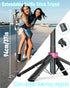 ACKIMA 37'' Magnetic Tripod for iPhone, Portable Selfie Stick with Remote, Four-Leg Support Cellphone Stand