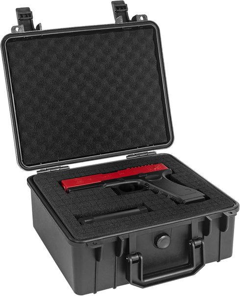 Protective Hard Case Shockproof Water-resistant with Customized DIY Foam Insert for Camera, 11 X 9.5 X 5-Inch