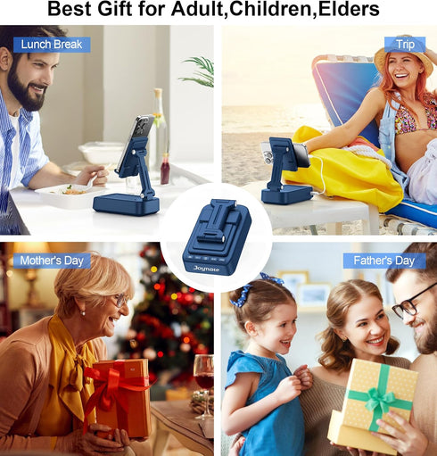 Joymate 360 Gifts for Men Women, Bluetooth Speaker Phone Stand with Charging Function Rotable Adjustable Cell Phone