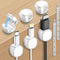8 Pack Upgraded Magnetic Cable Clips & Silicon Cable Ties, Cord Holder for Under Desk Cable Management
