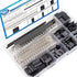 Taiss 600PCS Dupont Connector Kit, 2.54mm 1/2/3/4/5/6/7 Pin Housing Connector and Male Female Crimp Pin