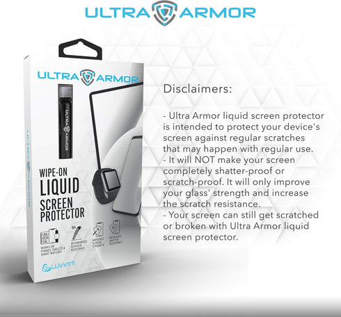 Liquid Glass Screen Protector Nano Protection for All Smartphones Tablets Watches, Scratch and Crack Resistant - Bottle