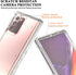 YmhxcY Galaxy Note 20 Ultra Case - Clear Silicone Cover with 3 Layer Drop Protection, Shockproof