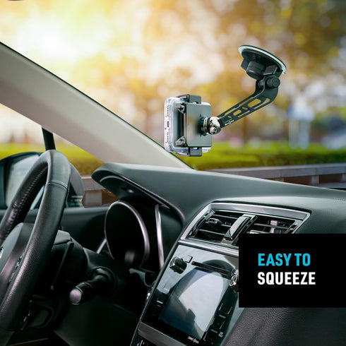 Nite Ize Steelie Windshield Kit - Magnetic Cell Phone Holder for Car Accessories, Sturdy Windshield Mount for Cell