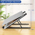 BESIGN LS01 10-14" Pro Ergonomic Laptop Stand, Plastic Laptop Riser, Portable and Adjustable Notebook Computer Holder