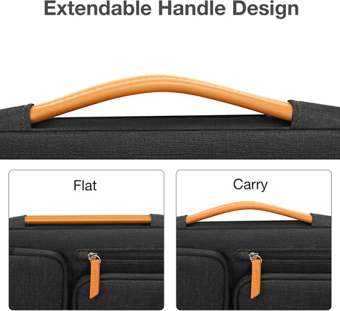MOSISO 360 13.3 inch, 13-13.3 inch 13 14,HP 4 Protective Laptop Case Laptop Sleeve Compatible with MacBook Air/Pro /