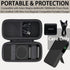 khanka Hard Travel Case Replacement for Anker MagGo 6600mAh/10000mAh Power Bank,Qi2 Certified 15W Ultra-Fast MagSafe-Compatible Portable Charger,Case Only(Black).