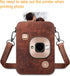 Fintie Carrying Case for Fujifilm Instax Mini LiPlay Instant Camera, Vegan Leather Portable Bag with Removable Strap