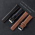Galaxy Watch 3 45mm Bands 2 Pack, Compatible with Samsung Band, 22mm Leather, Quick Release Smart Straps (Black+Brown)