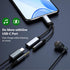 USB C to 3.5 mm Headphone and Charger Adapter, 2-in-1 USB C to 3.5 mm Female and USB C Charging Port, Fast Charging