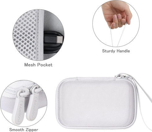Aenllosi Hard Carrying Case Replacement for UCOMX Nano 3 in 1 Wireless Charger (White,Case Only)
