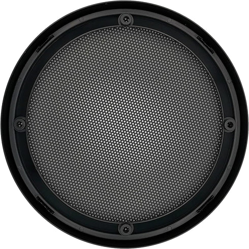 6" Black Speaker Grill Covers, Car Subwoofer Guard Protector, ABS Plastic Frame with Metal Mesh - 2Pcs