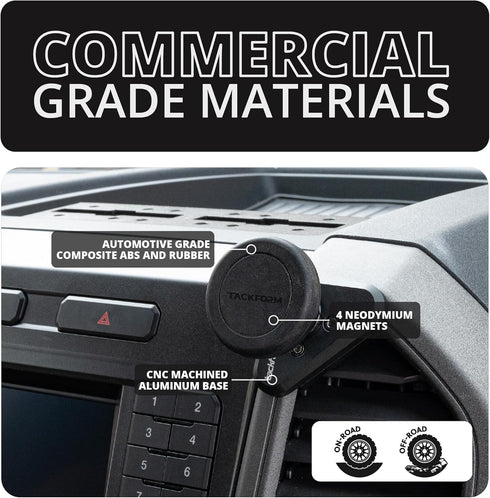 Tackform Vent Phone Mount - Compatible with 2015-2020 Ford F-150, 2017-2021 Super Duty, 2018-2021 Expedition |