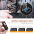 KIWIFOTOS 27 35 Set 2PCS AA & AAA Combo Battery Case Holder with Tester, Pegboard Wall Mount Battery Organizer