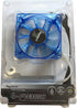 Bgears b-PWM 80mm Blue LEDs Gaming PC Cooling Fan - High Speed, 500-4000 RPM, 12VDC, 78 CFM, Mini 4 Pin Connector