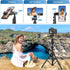 Phone Tripod, 70" Selfie Stick Tripod Stand with Remote Holder Carry Bag, Aluminum Alloy Compatible with iPhone Samsung