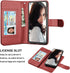 Njjex Galaxy A21 Case for Samsung Galaxy A21 Wallet Case 2020, PU Leather Folio Flip with 9 Card Slots and Lanyard