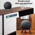 Real Wood Stand for Echo (4th Gen) Speaker, Tripod Holder Accessories for Alexa Speaker - Walnut